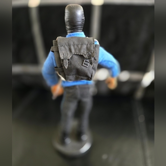 Hasbro '92 GI Joe Snake Eyes Action Figure W/ Stand Backpack 11" EUC Collectible - Picture 5 of 7